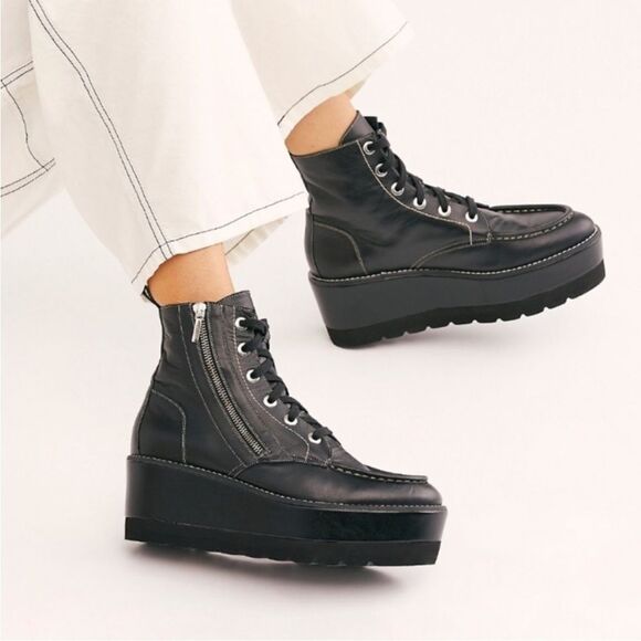 Free People Collection Maverick Wedge Boot 40 - Picture 1 of 15